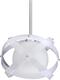 Oktay Matrix Pendant Light Single-Light Grid White