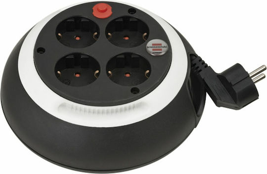 Brennenstuhl Comfort-Line H05VV-F 3G1,5 Closed Type Extension Reel Cord 3 x 1.5mm²/3m Black