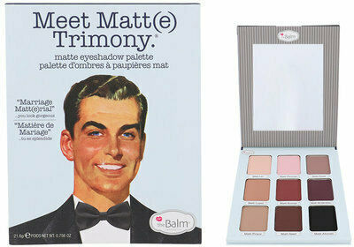 theBalm Meet Matt E Palette with Matte Eye Shadows in Pressed Powder Form 21.6g