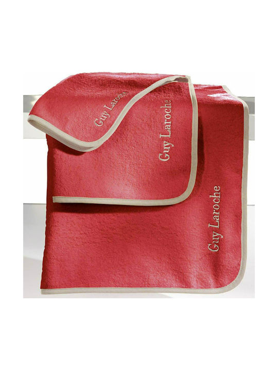 Guy Laroche Secret Body Towel 85x160cm Red Weight 500gsm