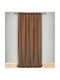 La Maison Blanche Curtain with Pencil Pleat Orange 145x300cm