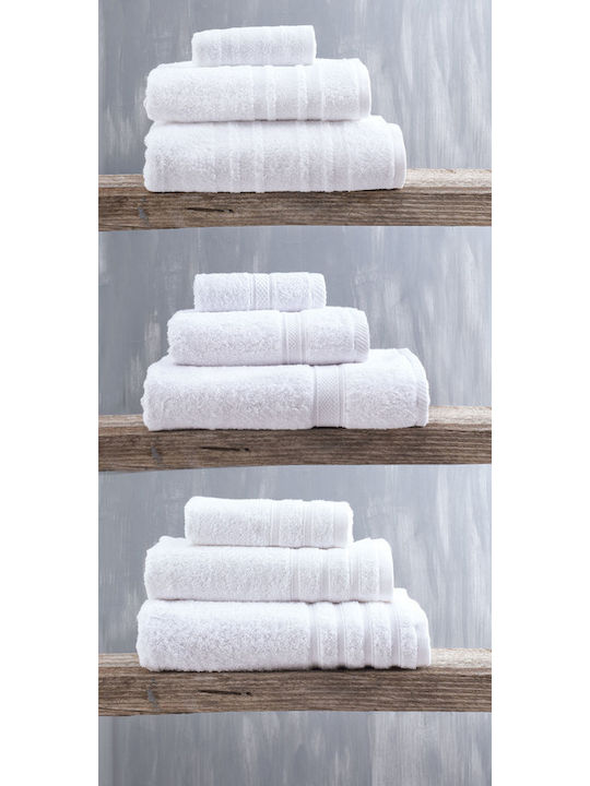 Rythmos Bath Towel Lagoon 70x140cm. 12 White Weight 500gr/m²
