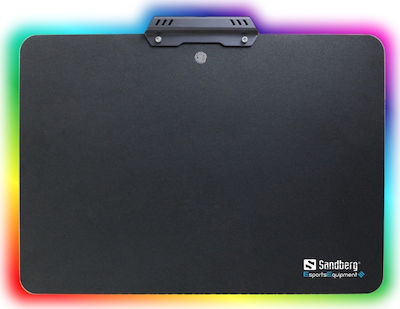 Sandberg Touch RGB Aluminium Gaming Mouse Pad Medium 350mm με RGB Φωτισμό Μαύρο