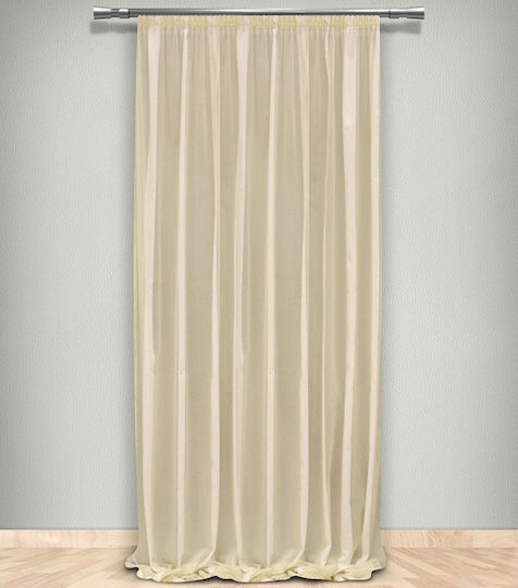 La Maison Blanche 702152601 Mit Bleistiftfalten Ecru 145x290cm