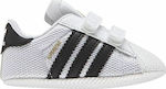 adidas Βρεφικά Sneakers Αγκαλιάς Λευκά Superstar S79916
