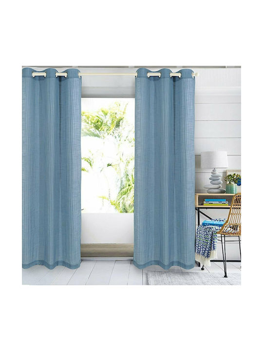Das Home Vorhang mit Grommets 2136 Hellblau 140...