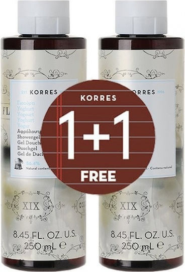 Korres Yoghurt Shower Gel 2x250ml