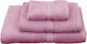 Viopros 3pc Bath Towel Set Classic 640349 Lila Weight 480gr/m²