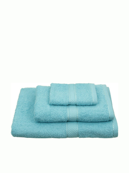 Viopros Hand Towel Classic 619413 30x50cm. Turquoise Weight 480gr/m²