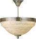 Eglo Marbella Classic Metal Ceiling Light with Socket E14 37pcs Gold