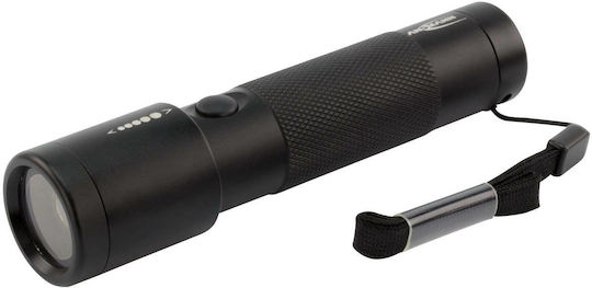 Ansmann Rechargeable Flashlight LED IP54 with Maximum Brightness 200lm Future T200F Black