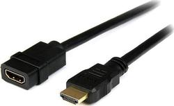 StarTech HDEXT2M HDMI 1.4 HDMI Мъжки - HDMI Женски 2м Черен