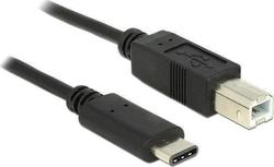 DeLock USB 2.0 USB-C male - USB-B 0.5m (83328)