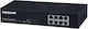 Intellinet 560764 Fast Ethernet PoE+ Switch Unmanaged L2 PoE+ Switch with 8 Ethernet Ports