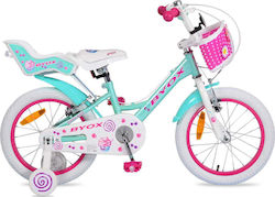 Byox Cupcake 16" Παιδικό Ποδήλατo BMX Τιρκουάζ