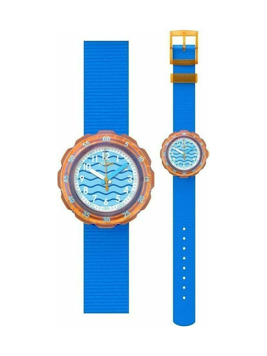 FlikFlak Kids Analog Watch Underwater with Rubber/Plastic Strap