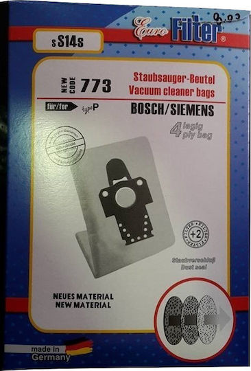 Euro Filter s S14s Vacuum Cleaner Bags 5pcs Compatible with Vacuum Cleaner Bosch / Siemens