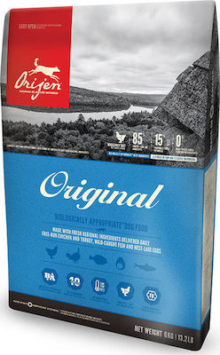 Orijen Original 0.34kg Ξηρά Τροφή Σκύλων χωρίς Σιτηρά με Γαλοπούλα, Κοτόπουλο και Ψάρια