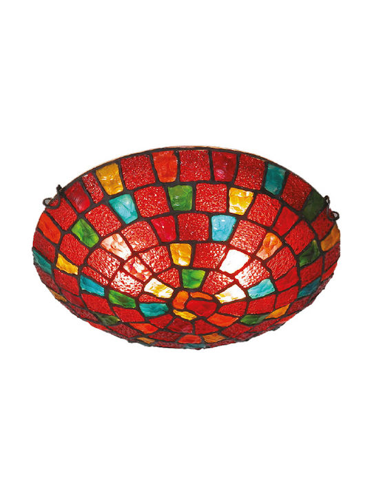 Aca Vintage Mount Metal Ceiling Light E27 40cm Multicolour V284263C40