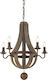 Ideal Lux Millennium Chandelier Candlestick 5xE14 Bronze 52cm 129921