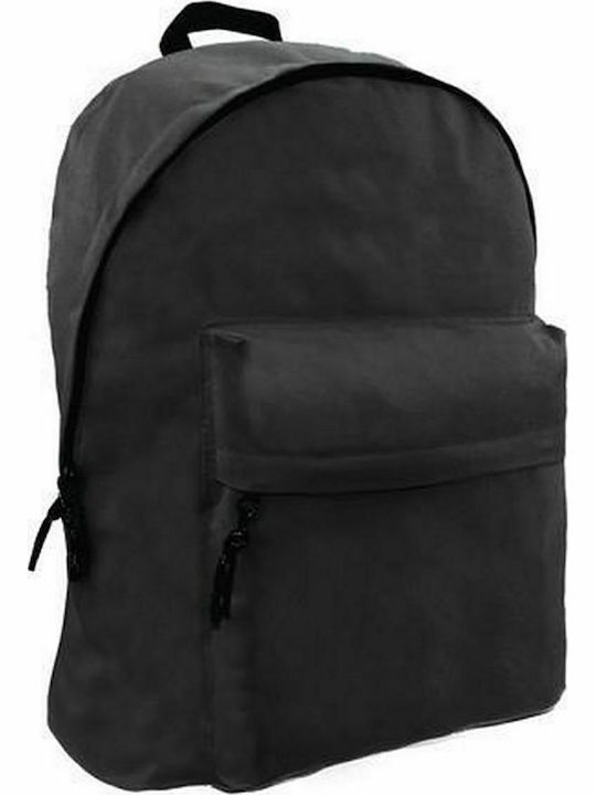 Mood Mood Omega Black School Bag Backpack Junior High-High School in Black color 22lt