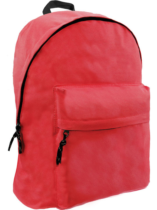 Mood Mood Omega Red School Bag Backpack Junior High-High School in Red color 22lt