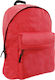 Mood Mood Omega Red School Bag Backpack Junior High-High School in Red color 22lt