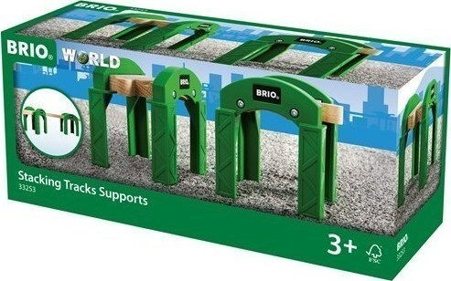 Brio Toys Stacking Track Supports Train made of Wood 33253