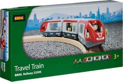 Brio Toys Travel Σετ με Τρενάκι από Ξύλο για 3+ Ετών