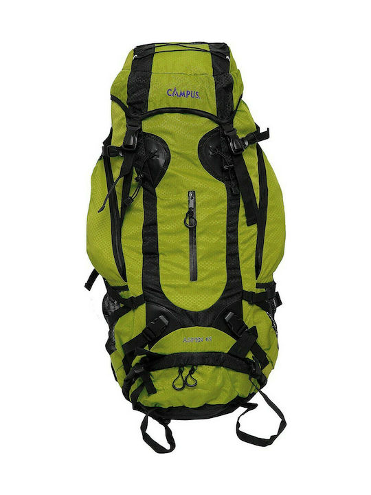 Campus Aspen 65 810-2008 Waterproof Mountaineering Backpack 65lt Πράσινο/Μαύρο