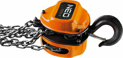 Neo Tools Chain Hoist for Weight Load up to 2t Orange 11-761