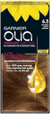 Garnier Olia Mini Set Hair Dye no Ammonia 6.3 Blond Dark Honey 50gr