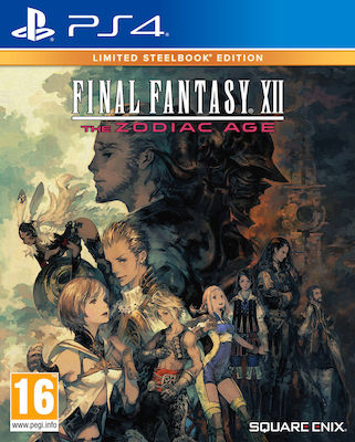 Final Fantasy XII The Zodiac Age (Limited Steelboo Edition PS4 Game