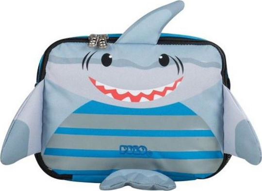 Polo Shark Σχολικό Ισοθερμικό Τσαντάκι Φαγητού Ώμου 3lt Γκρι 22x8x17cm
