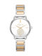 Michael Kors Portia Damen Uhr Chronograph mit Metallarmband Silver / Gold