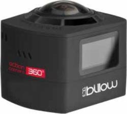 Billow XS360PRO Action Camera Full HD (1080p) Λήψης 360° Υποβρύχια (με Θήκη) με WiFi Μαύρη με Οθόνη