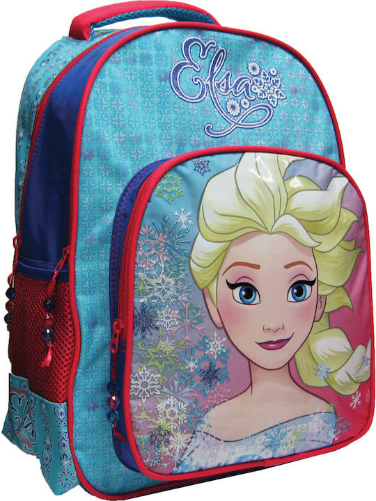 Diakakis Frozen School Bag Backpack Elementary, Elementary in Light Blue color