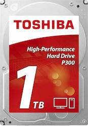 Toshiba P300 1TB HDD Hard Disk 3.5" SATA III 7200rpm cu 64MB Cache pentru Desktop