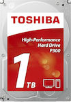 Toshiba P300 1TB HDD Σκληρός Δίσκος 3.5" SATA III 7200rpm με 64MB Cache για Desktop Bulk