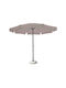 Garden & Terrace Floor Aluminium Round Parasol Beige D2xH2.2m