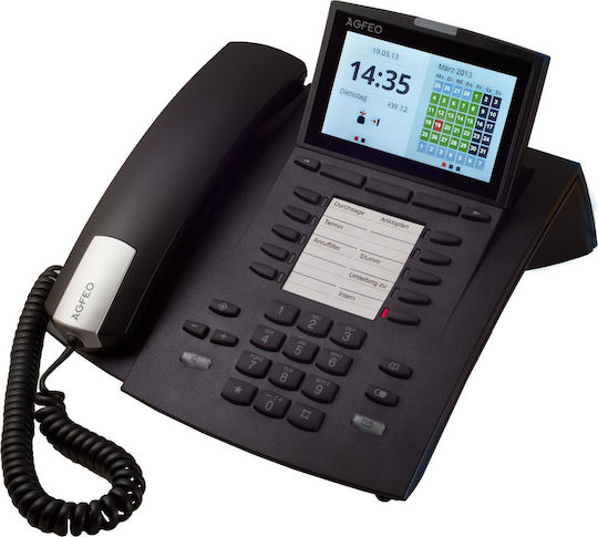 Agfeo ST 45 Cu fir Telefon IP Negru