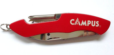 Campus Multi-tool Red with Blade made of Stainless Steel in Sheath