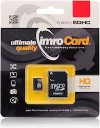 IMRO microSDHC 8GB Klasse 4 Standard-Geschwindigkeit mit Adapter