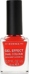 Korres Gel Effect Gloss Nail Polish Long Wearing 19 Watermelon 11ml