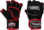 Olympus Sport Econo Mănuși MMA din piele sintetică Negre