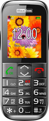 MaxCom MM720 Dual SIM Mobile Phone with Large Buttons Black