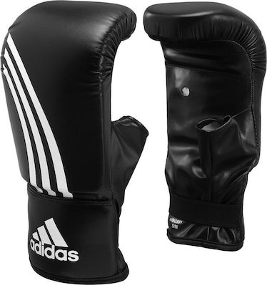 Adidas Response Mănuși de box din piele sintetică pentru sac negre