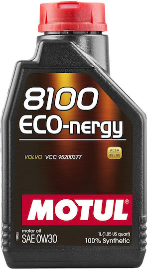 Motul 8100 Eco-Nergy Synthetic Car Oil 0W-30 1lt