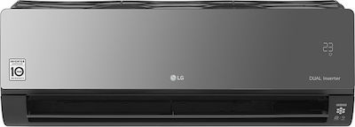 LG Art Cool Mirror AM12BP Κλιματιστικό Inverter 12000 BTU A++/A+ με Ιονιστή και WiFi Black