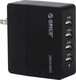 Orico Handyladegerät Ohne Kabel Schwarz (DCA-4U-BK)